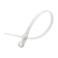 Хомут кабельный 3,5x110 мм с монтажным отверстием Экопласт 45109