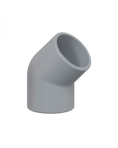 Поворот 45гр., дляаспирационной системы D25мм, АБС, цвет серый (10шт) Экопласт (49225-10GR) в Липецке Пожарные извещатели Pintop.ru