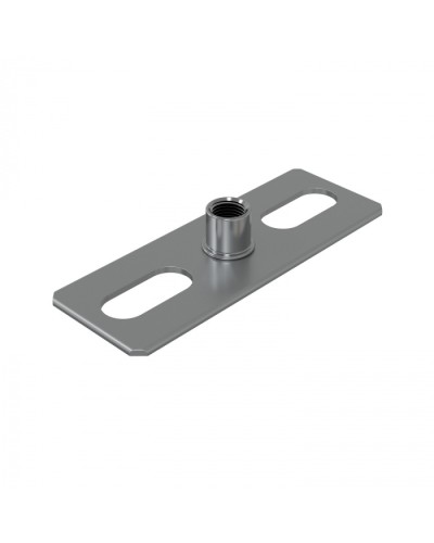 Пластина опорная с гайкой М8 (1уп=150шт) Экопласт (59920) в Липецке Аксессуары для лотков Pintop.ru