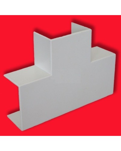 Угол Т-образный для кабель-канала МЕХ, для сечения 75/3x20 Экопласт 72416 в Липецке Аксессуары для кабель-канала Pintop.ru