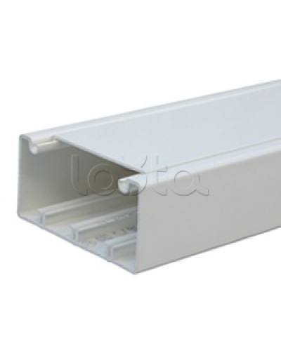 Короб с крышкой 100x55 (Крышка=80мм), 1шт=2м Экопласт 76002-2 Экопласт 76002-2 в Липецке Кабель-канал Pintop.ru