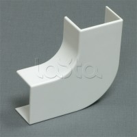 Угол плоский плавный стандарт TIA 60х40 мм Экопласт 76315R
