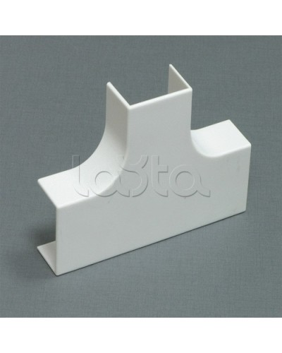 Тройник плавный стандарт TIA 60х40 мм Экопласт 76415R в Липецке Аксессуары для кабель-канала Pintop.ru