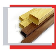 Миниканал 16x16 серия MEX с текстурой дерева (сосна) Экопласт 77002P-2