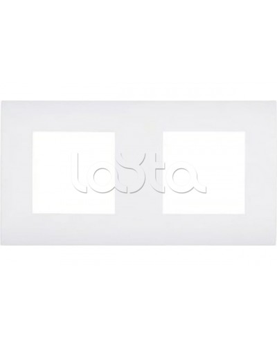 Накладка розетки телефонной или компьютерной 22,5х45 мм под рамку LK45 Экопласт (854204) в Липецке Аксессуары для кабель-канала Pintop.ru