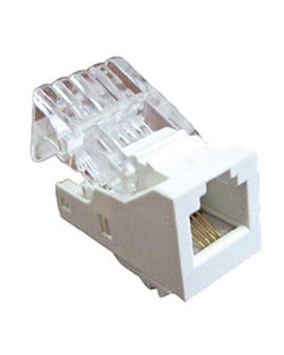 Экопласт RJ-12 Модуль инф. розетки 110/Krone, бел., LK45 в Липецке Аксессуары для кабель-канала Pintop.ru