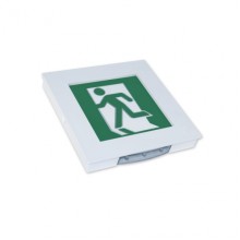 Оповещатель светоуказатель для подсветки путей эвакуации и первичных средств пожаротушения Электротехника и Автоматика МИНИ-24 "Пользование лифтом запрещено"