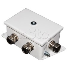 Коробка монтажная огнестойкая Гефест КМ-О (12к)-IP66-d, пять вводов 120х80х68