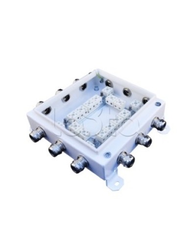 Коробка монтажная огнестойкая Гефест КМ-О (32к*10,0)-IP66 2020, 12 вводов в Липецке Распределительные коробки Pintop.ru
