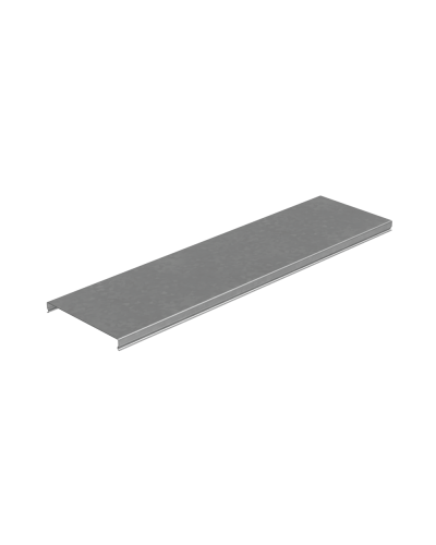 Крышка лотка 150х0,8 L3000 мм ПЛЮС INOX304 КМ-Профиль (KLplus150-0.8-3000 INOX304) в Липецке Аксессуары для лотков Pintop.ru