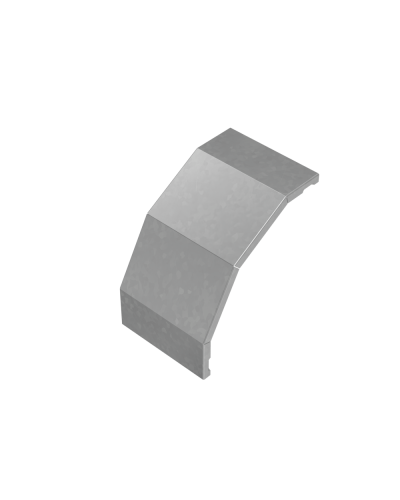 Крышка внешнего вертикального угла 90 гр. 150 мм ПЛЮС HD КМ-Профиль (KVLplus90-150 HD) в Липецке Аксессуары для лотков Pintop.ru