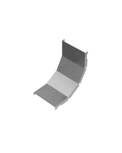 Крышка внутреннего вертикального угла 90 гр. 100 мм ПЛЮС INOX304 КМ-Профиль (KNLplus90-100 INOX304) в Липецке Аксессуары для лотков Pintop.ru