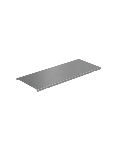 Крышка на вертикальный Т-ответвитель переходник 200-400 мм с разворотом трассы на 90 гр. ПЛЮС (нижняя часть больше исходной) КМ-Профиль (KTDPVplus90-200-400) в Липецке Аксессуары для лотков Pintop.ru