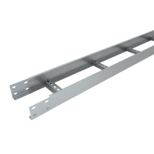 Лоток лестничный 80х600х1,2 L2500 мм "Быстрый монтаж" HD85 КМ-профиль (LLS80-600-1.2-2500 HD85)