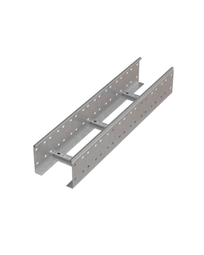 Лоток лестничный 150х200х1,2 L2000 мм HD85 N КМ-профиль (LL150-200-1.2-2000 HD85 N) в Липецке Кабельные лотки Pintop.ru