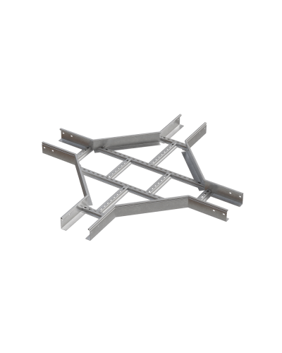 Х-разветвитель лестничный 80х100х1,5 мм N КМ-профиль (LXD80-100-1.5 N) в Липецке Аксессуары для лотков Pintop.ru