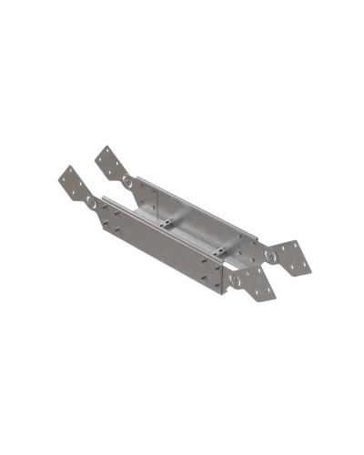 Вертикальный шарнирный угол 150х150х1,5 мм HD85 N КМ-профиль (LSHL150-150-1.5 HD85 N) в Липецке Аксессуары для лотков Pintop.ru