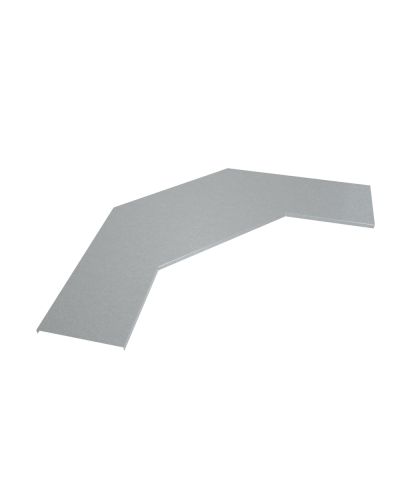 Крышка лестничного горизонтального угла 90 гр. 400 мм INOX304 КМ-Профиль (KLGL90-400 INOX304) в Липецке Аксессуары для лотков Pintop.ru