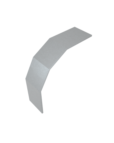 Крышка лестничного вертикального внешнего угла 90 гр. 800 мм HD85 КМ-профиль (KLVL90-800 HD85) в Липецке Аксессуары для лотков Pintop.ru