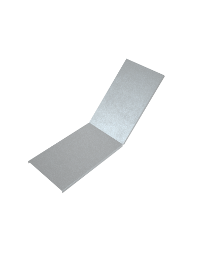 Крышка лестничного вертикального внутреннего угла 45 гр. 700 мм HD85 КМ-профиль (KLNL45-700 HD85) в Липецке Аксессуары для лотков Pintop.ru