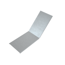 Крышка лестничного вертикального внутреннего угла 45 гр. 600 мм INOX304 КМ-Профиль (KLNL45-600 INOX304)