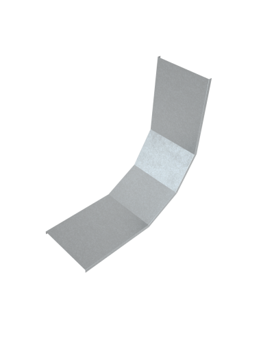 Крышка лестничного вертикального внутреннего угла 90 гр. 600 мм HD85 КМ-профиль (KLNL90-600 HD85) в Липецке Аксессуары для лотков Pintop.ru