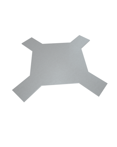 Крышка лестничного Х-разветвителя 800 мм КМ-профиль (KLXD800) в Липецке Аксессуары для лотков Pintop.ru