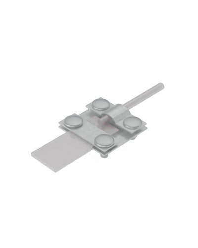 Контрольный соединитель полоса до 40 мм пруток Ø 5-10 мм CU КМ-Профиль (KS-B40-D5-10 CU) в Липецке Монтажные материалы Pintop.ru