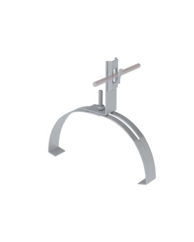 Держатель зажимной для фигурного конька для прутка Ø 5-8 мм TD КМ-Профиль (DFKZ-D5-8 TD) в Липецке Монтажные материалы Pintop.ru