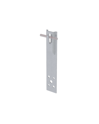 Прямой держатель зажимной для прутка Ø 5-8 мм H60 мм КМ-Профиль (DZP-H60-D5-8) в Липецке Монтажные материалы Pintop.ru