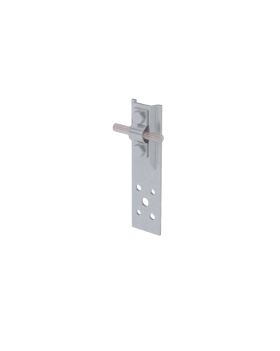 Прямой держатель болтовой для прутка Ø 5-10 мм H80 мм HD КМ-Профиль (DBP-H80-D5-10 HD) в Липецке Монтажные материалы Pintop.ru