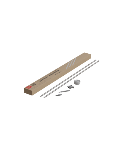 Комплект заземления из 2 стержней Ø 16 мм L=1,5 м TD КМ-Профиль (KTZ-D16-2 TD) в Липецке Монтажные материалы Pintop.ru