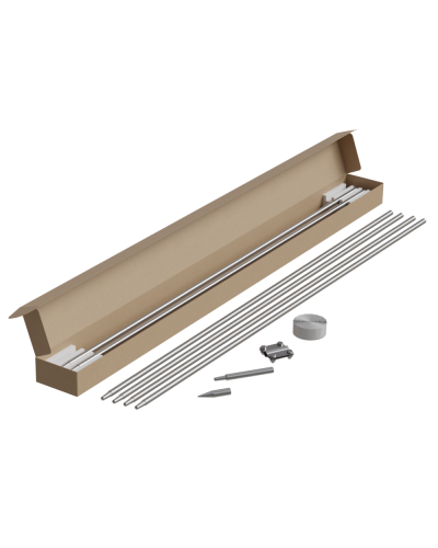 Комплект заземления из 6 стержней Ø 16 мм L=1,5 м HD КМ-Профиль (KTZ-D16-6 HD) в Липецке Монтажные материалы Pintop.ru