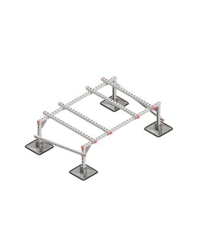 Опорная конструкция для установки оборудования TECHNORAPTOR STEELFOOT 1500х1000 тип 2 КМ-профиль (KM-TR-STF-SSEI-1500-1000-2) в Липецке Системы видеонаблюдения Pintop.ru