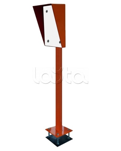 Стойка для считывателя Аякс 300х400 мм, оранжевая, Базовая, прямая в Липецке Дополнительное оборудование для СКУД Pintop.ru