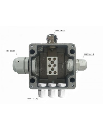 Металлическая коробка соединительная Магнито-контакт МКС 2ВК «МОРОЗ» с датчиком вскрытия корпуса (тампером), IP66/IP68 в Липецке Распределительные коробки Pintop.ru
