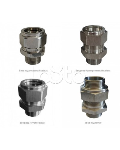 Металлические кабельные вводы Магнито-контакт Ех МКВМ М90 (К, В) 1Ex d IIС Gb/PB Ex d I Mb или Ex tb IIIС Db или 0Ex ia IIC Ga или 1Ex e IIС в Липецке Аксессуары для кабель-канала Pintop.ru