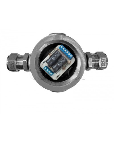 Магнито-Контакт УК-ВК-Ех-12 АЯКС П, с двумя кабельными вводами Ех МКВМ 16 в Липецке Комутационные взрывозащищенные коробки Pintop.ru