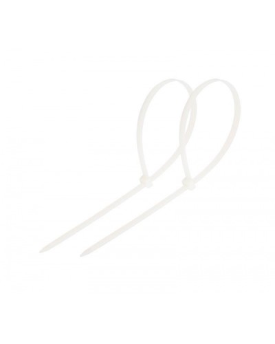 Стяжка нейлоновая неоткрывающаяся, безгалогенная (halogen free) 150x3.5мм, белая (100 шт) в Липецке Стяжки-хомуты Pintop.ru