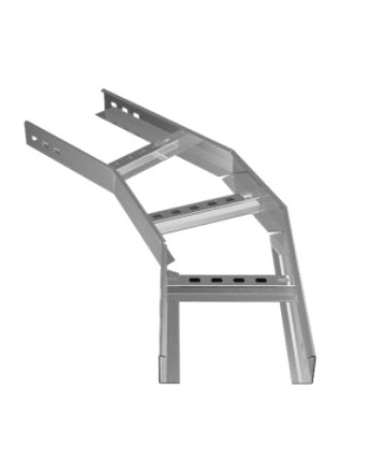 Угол горизонтальный 45° 100х100 (1,2) для лестничного лотка ПожТехКабель (650-318) в Липецке Кабельные лотки Pintop.ru