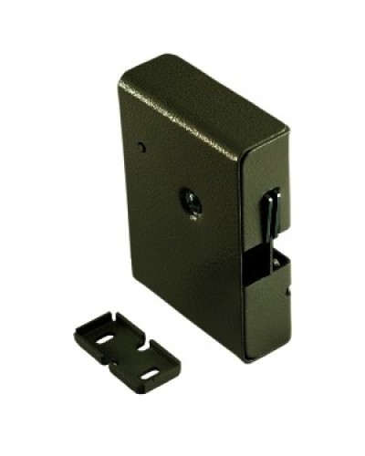 Замок электромеханический с толкателем и датчиком положения двери Promix-SM308.10.1 (черный) в Липецке Электромеханические замки Pintop.ru