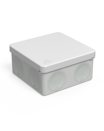 Коробка распред. 60-0300м двухкомп. безгалогенная (HF) 100х100х50 (8шт/уп) Промрукав (60-0300м) в Липецке Распределительные коробки Pintop.ru