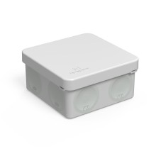 Коробка распред. 60-0210м двухкомп. безгалогенная (HF) 80х80х40 (8шт/уп) Промрукав (60-0210м)