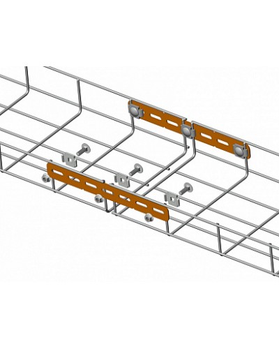 Пластина соединительная для проволочного лотка Промрукав (PR08.2282) в Липецке Аксессуары для лотков Pintop.ru
