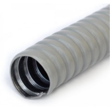 Металлорукав в ПВХ оболочке серый Р3-ЦП-НГ-100 (8м/уп) Промрукав (PR04.0468)