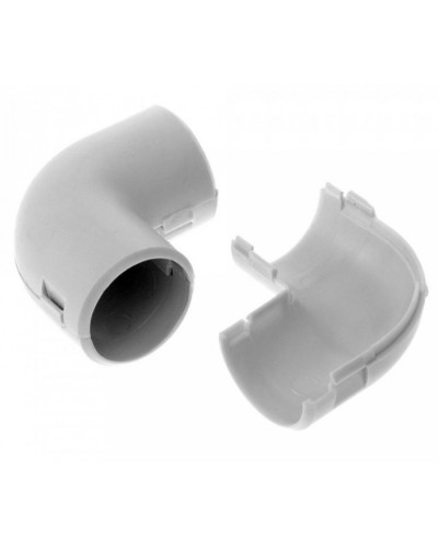 Соединитель угловой разборный д20 (5шт/550шт уп/кор) Промрукав (PR.07520м) в Липецке Повороты, муфты, тройники Pintop.ru