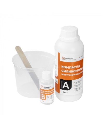 Компаунд силиконовый электроизоляционный в бутылях (500г/уп) Промрукав (PR08.22657) в Липецке Аксессуары для лотков Pintop.ru