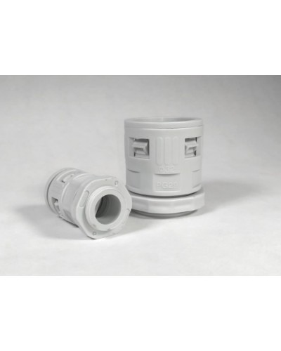 Муфта вводная для гофрированных труб серая ВМ-ГТ-20 Промрукав (PR08.3269) в Липецке Повороты, муфты, тройники Pintop.ru