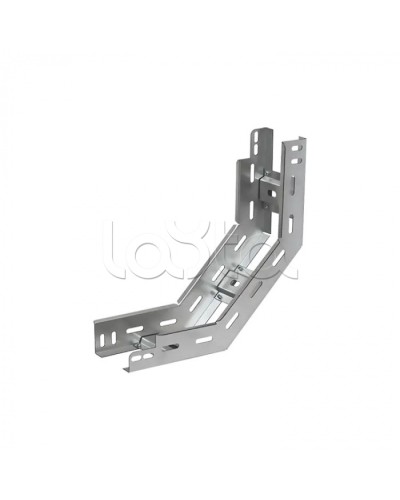 Угол вертикальный внутренний 90 градусов лестничный 400х150 (1,2 мм) Промрукав (PR08.5343) в Липецке Аксессуары для лотков Pintop.ru