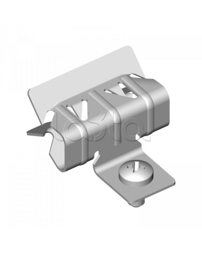 Зажим балочный 2-7 мм с отгибом и винтом М6х9 Промрукав (PR08.5818) в Липецке Аксессуары для лотков Pintop.ru
